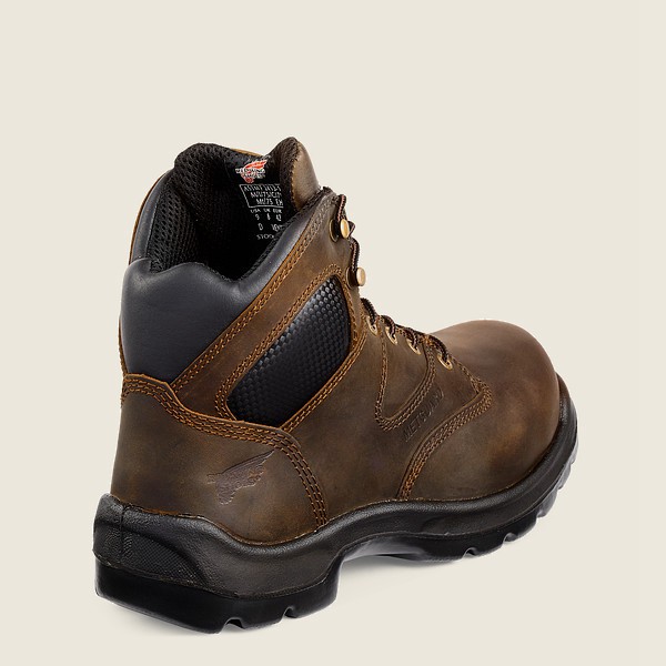 Red Wing Safety Bot Erkek - Flexbond - 6-Inch Toe Metguard - Kahverengi - 87NZOUATF